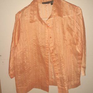 (Relativity) L Sheer Long Sleeve Top